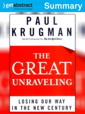 cover image of The Great Unraveling (Summary)